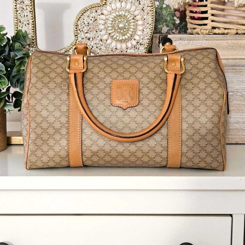 Celine Macadam Boston Bag